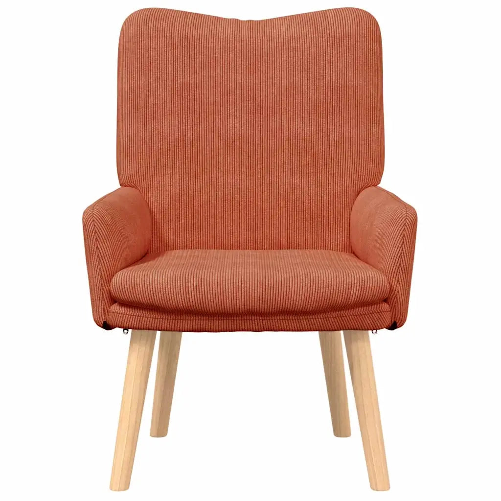 poltrona Rosso Arancio 63 x 67 x 94 cm Tessuto Sherpa 42001801