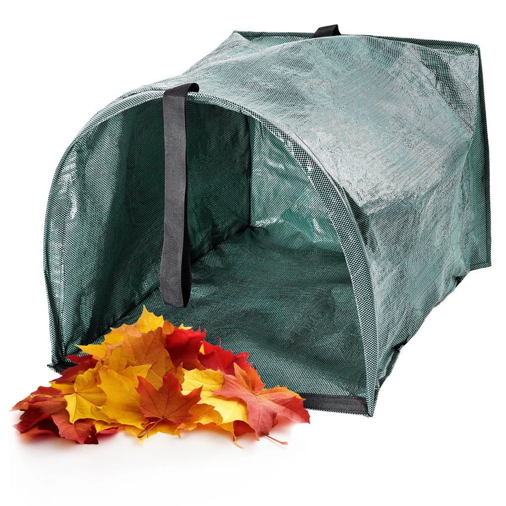 KADAX Sacchetto per foglie, rifiuti da giardino, pieghevole, resistente, con maniglie, 200 L