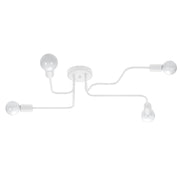 Plafoniera bianca 4 luci PLANUM PU.1442 E27 Pure Lume