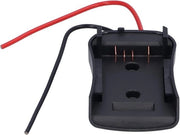 Adattatore batteria con fori di fissaggio - per serie batterie 60V DCB - connettori di corrente - utilizzo universale .