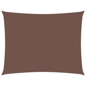 Parasole a Vela Oxford Rettangolare 4x5 m Marrone cod mxl 21240