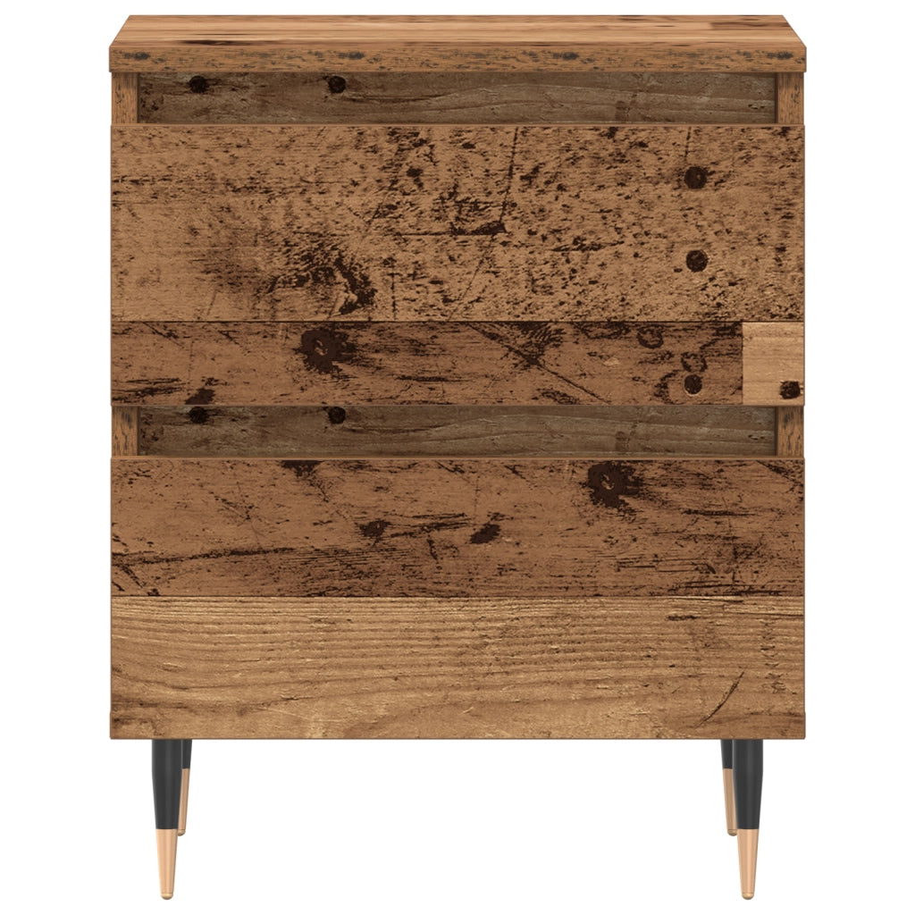 Comodino  in legno antico 40x35x50 cm in truciolato