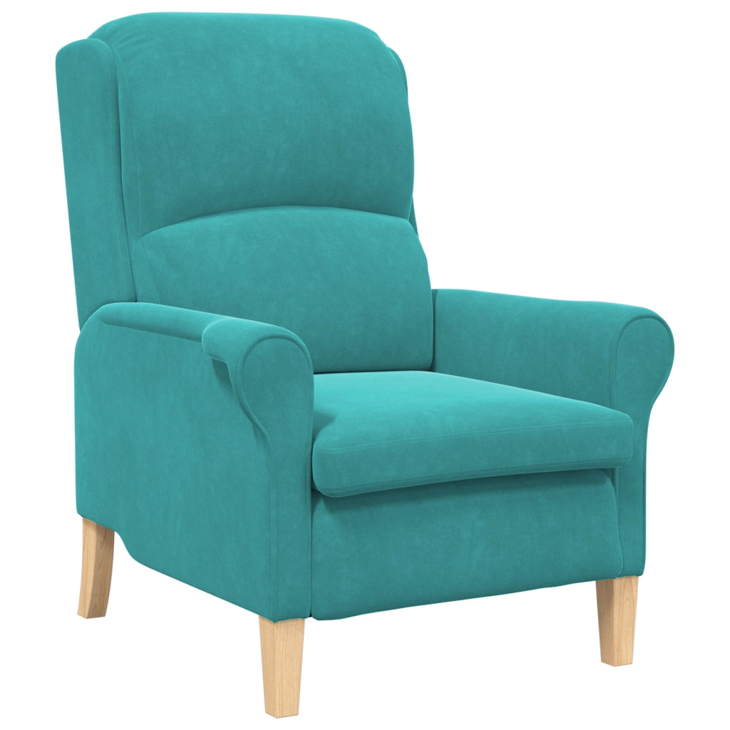 Poltrona Turchese Turchese Tessuto Standard Ergonomica