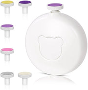 Set di cura unghie elettrico per bambini - Trimmer unghie elettrico sicuro e veloce - 6 in 1 - Adatto per bambini - Modello: 6-in-1 - Codice prodotto: - Colore: Bianco