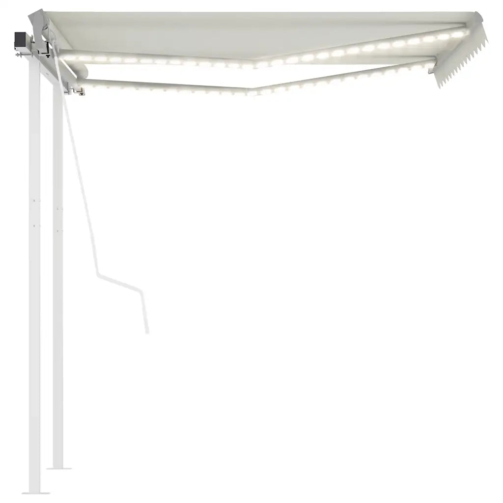 TendaAutomatica con Sensore Vento e LED 3x2,5 m Cremacod mxl 80337