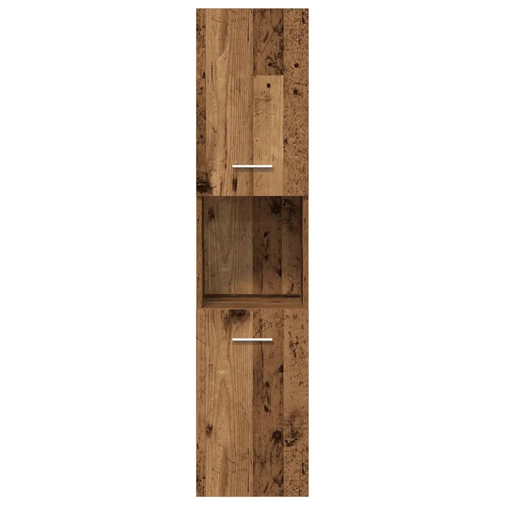 Set Mobili da Bagno 3 pz Legno Antico in Legno Multistrato 3328591