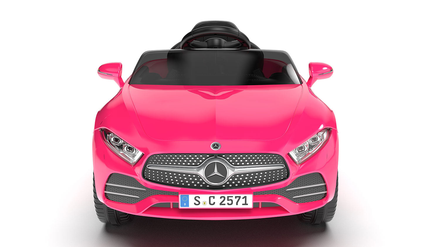 Macchina Elettrica per Bambini 12V con Licenza Mercedes CLS Small Rosa