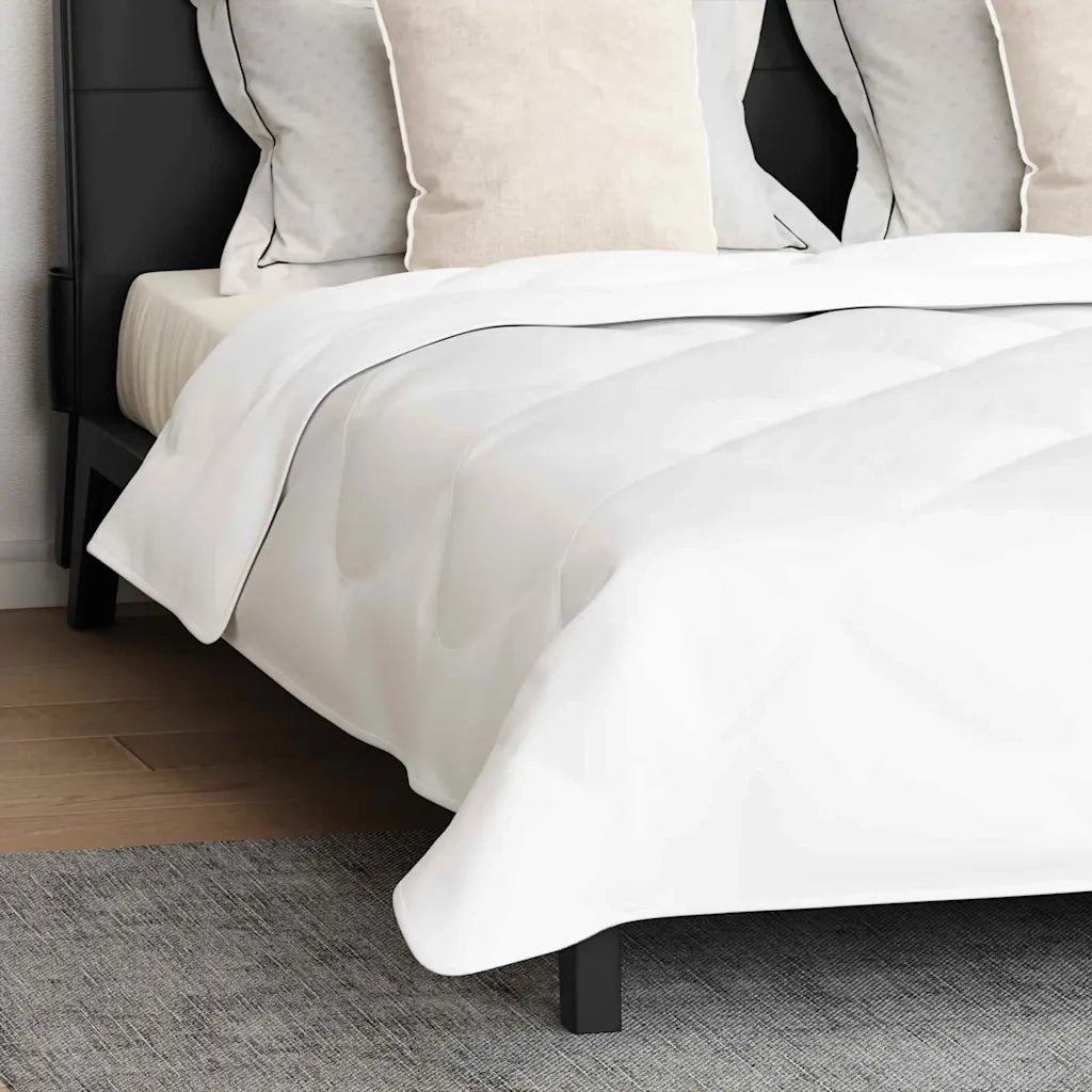 vidaXL Piumone Altro con cuscino 3 pcs Bianco 200 x 200 cm Microfibra