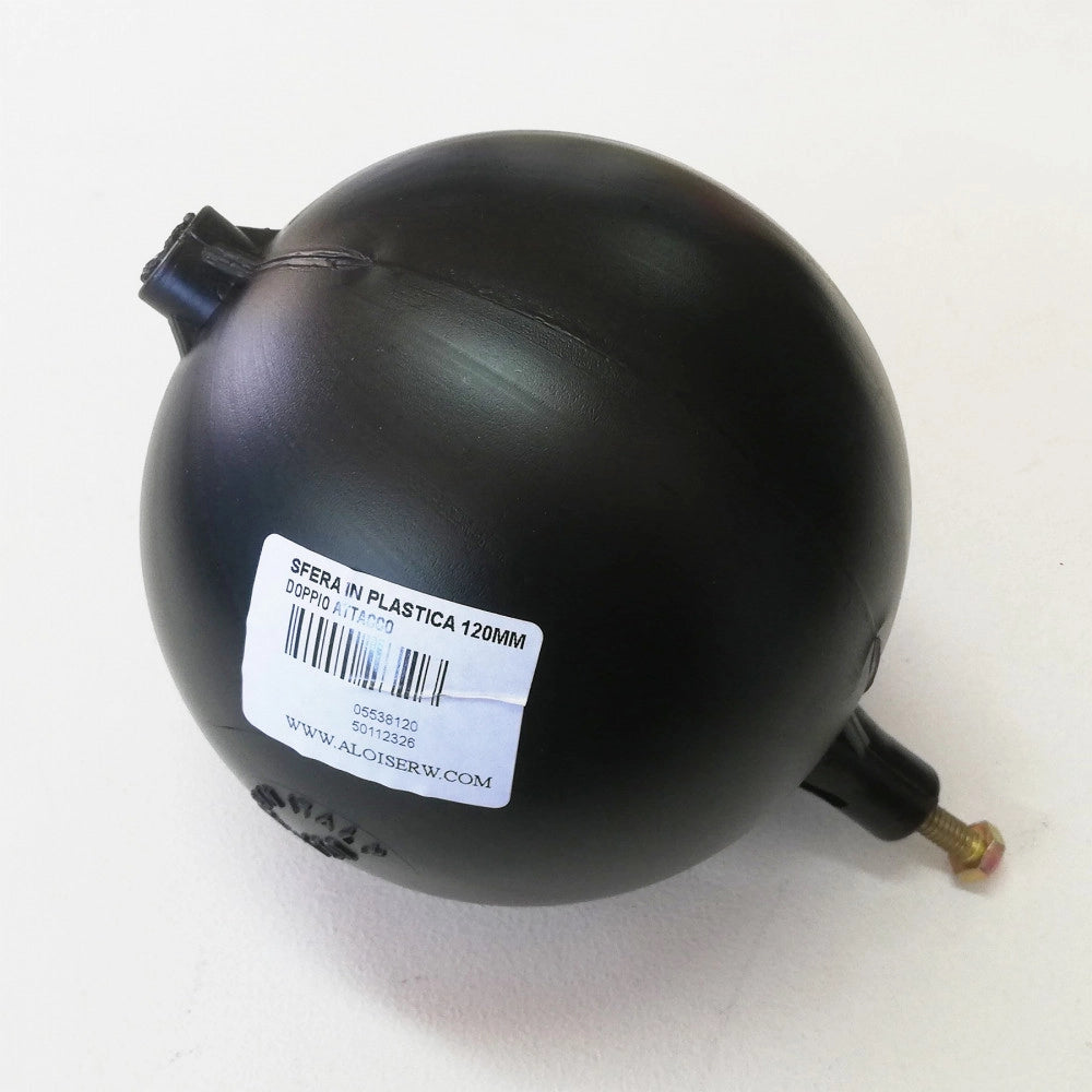 Sfera in plastica da 150mm doppio attacco per galleggiante