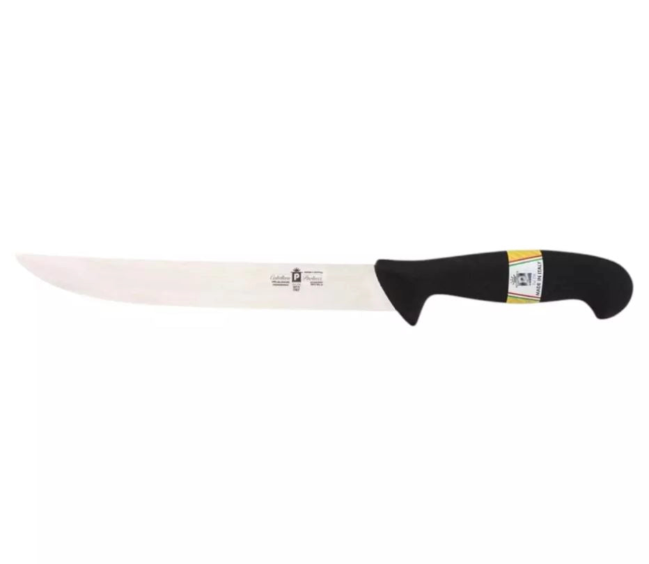 Coltello arrosto con manico in nylon, lama inox 22 cm
