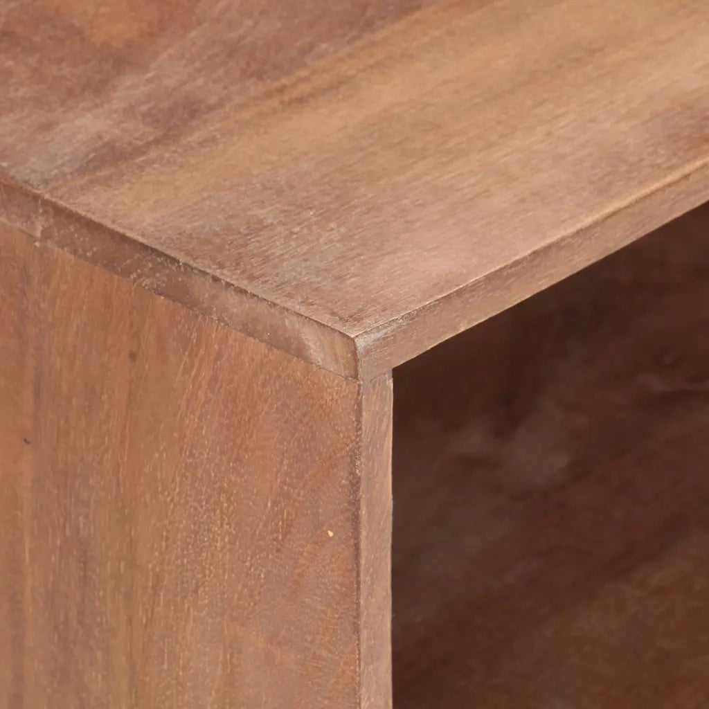 Comodino | Armadio da Notte | Mobiletto da notte 40x30x50 cm in Legno Massello di Mango