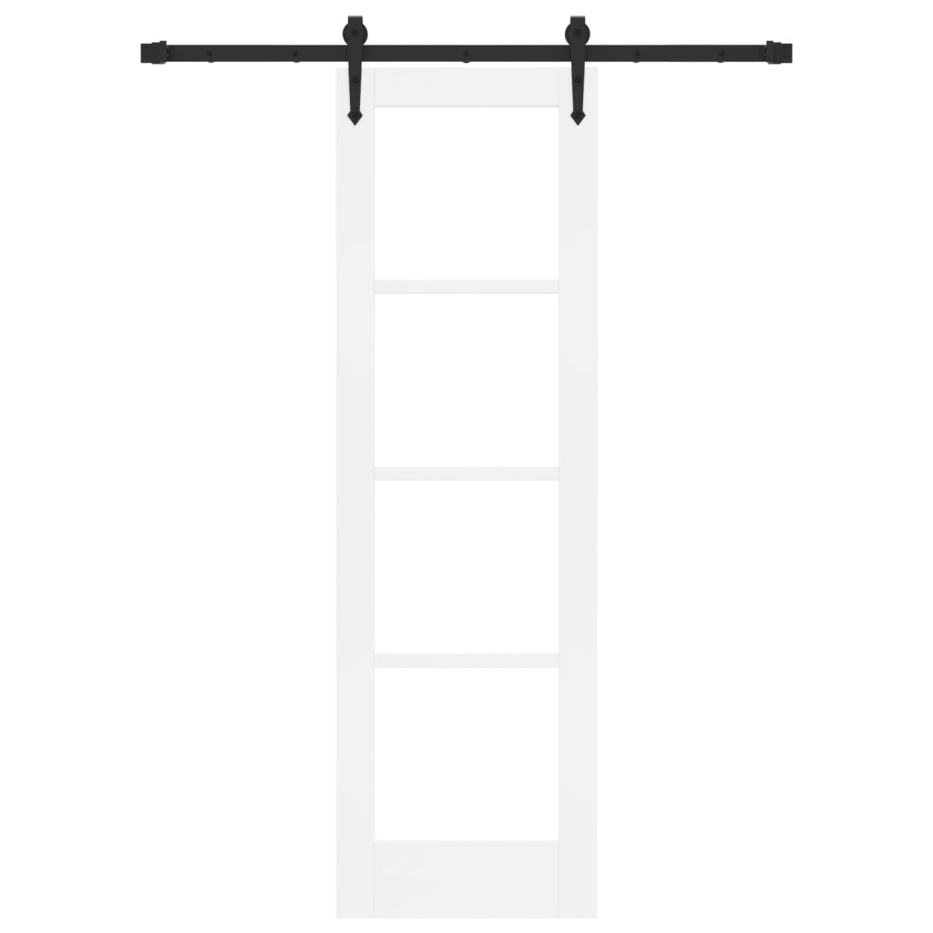 Porta Scorrevole  con Set di Ferramenta "ORKDAL" Bianco 61x198.5 cm