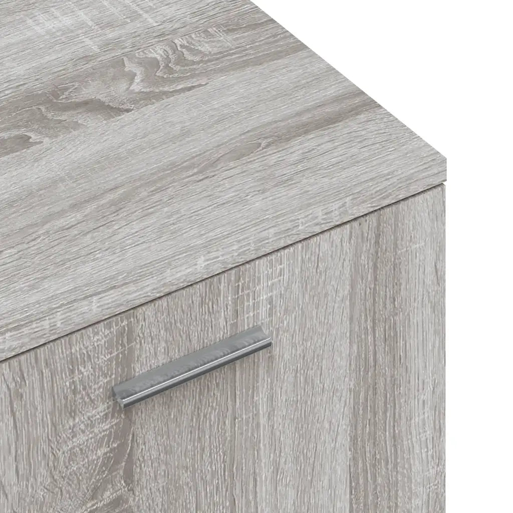 Mobile Porta TV Grigio Sonoma 120x34x37 cm in Legno Multistrato 833557