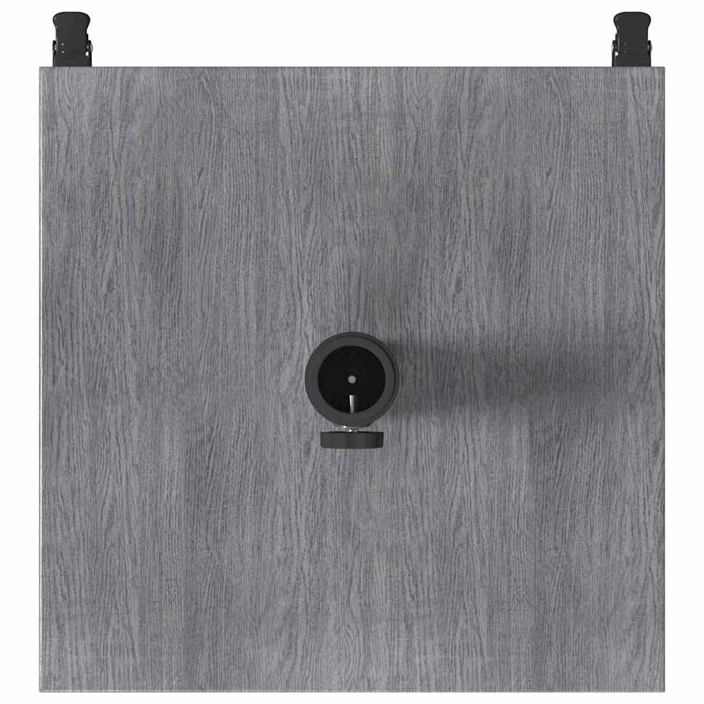 Base quadrata per ombrellone da esterno 45 x 45 x 31,5 cm superbo supporto moderno in acciaio grigio scuro 02_0058932