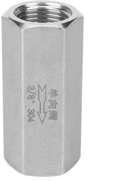 Terugslagklep 304 RVS - Terugslagklep 3/8 pollici - Voetklep - Terugslagventile - Installazione sicura - Molteplicemente utilizzabile per gas/ acqua/olio - Valvola di sfogo