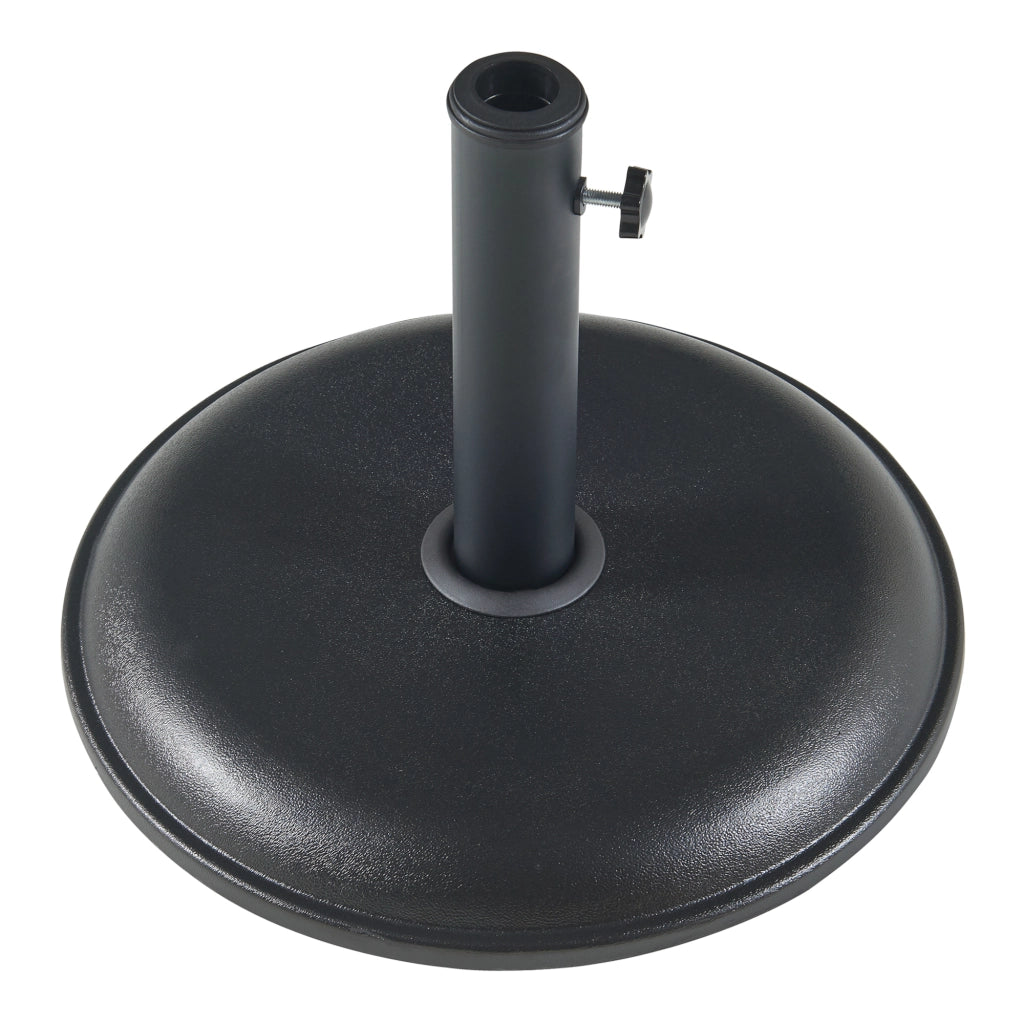Piedistallo per Ombrellone Bionaz Rotondo Ø45 x 5 cm Nero casa.pro