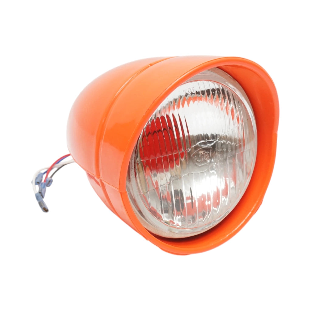 Faro tondo destro completo di calotta UTB U-445 e Fiat