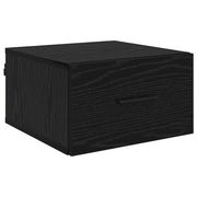 Comodino | Armadio da Notte | Mobiletto da notte Rovere nero 35 x 35 x 20 cm Legno multistrato