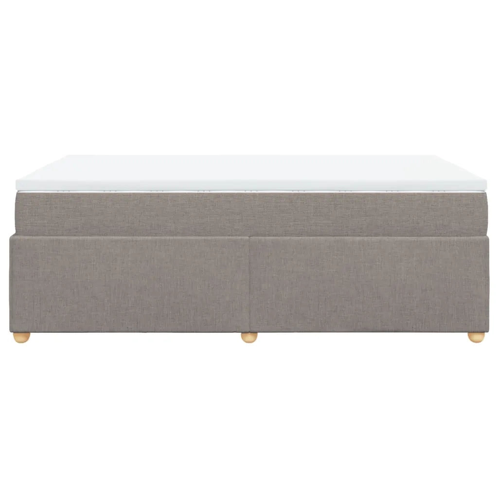 Giroletto a Molle con Materasso Tortora 120x190 cm in Tessuto 3285363