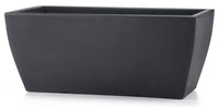 Vaso 39x79x33cm in Resina Tulli Jardinera Veneto Essential 80 Antracite