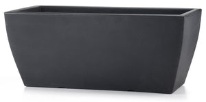Vaso 39x79x33cm in Resina Tulli Jardinera Veneto Essential 80 Antracite