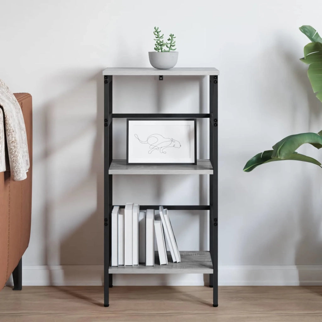 Libreria Grigio Sonoma 40 x 29,5 x 81 cm Legno multistrato 883901