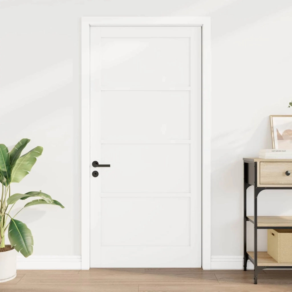 Porta Interna Bianco 93 x 202 cm Legno compensato 42052399