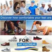 Supporto per arcata per piedi piatti - Arch Support per uomini e donne - Scarpe da lavoro e sport - Arco basso - Fasciite plantare