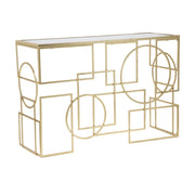 Tavolo Consolle VKH625, Oro, Metallo, 120x41x81 cm