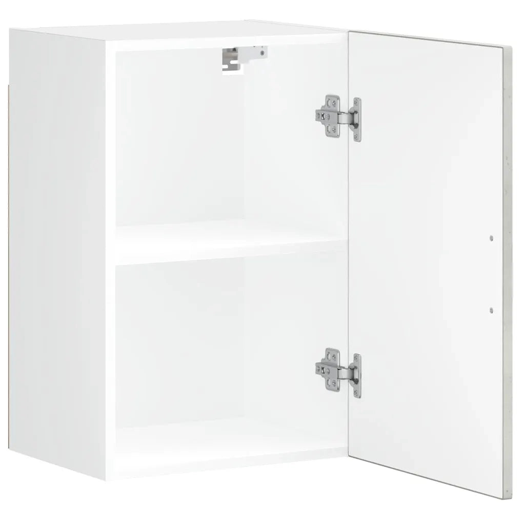 vidaXL Pensile da Cucina Porto Grigio Cemento in Legno Multistrato
