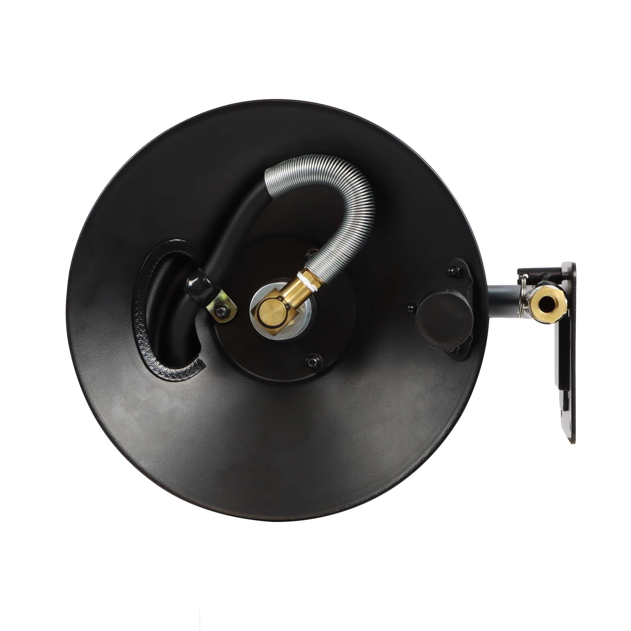 Avvolgitubo per aria compressa 15 m, avvolgitubo manuale in acciaio, per 20 bar, facile montaggio