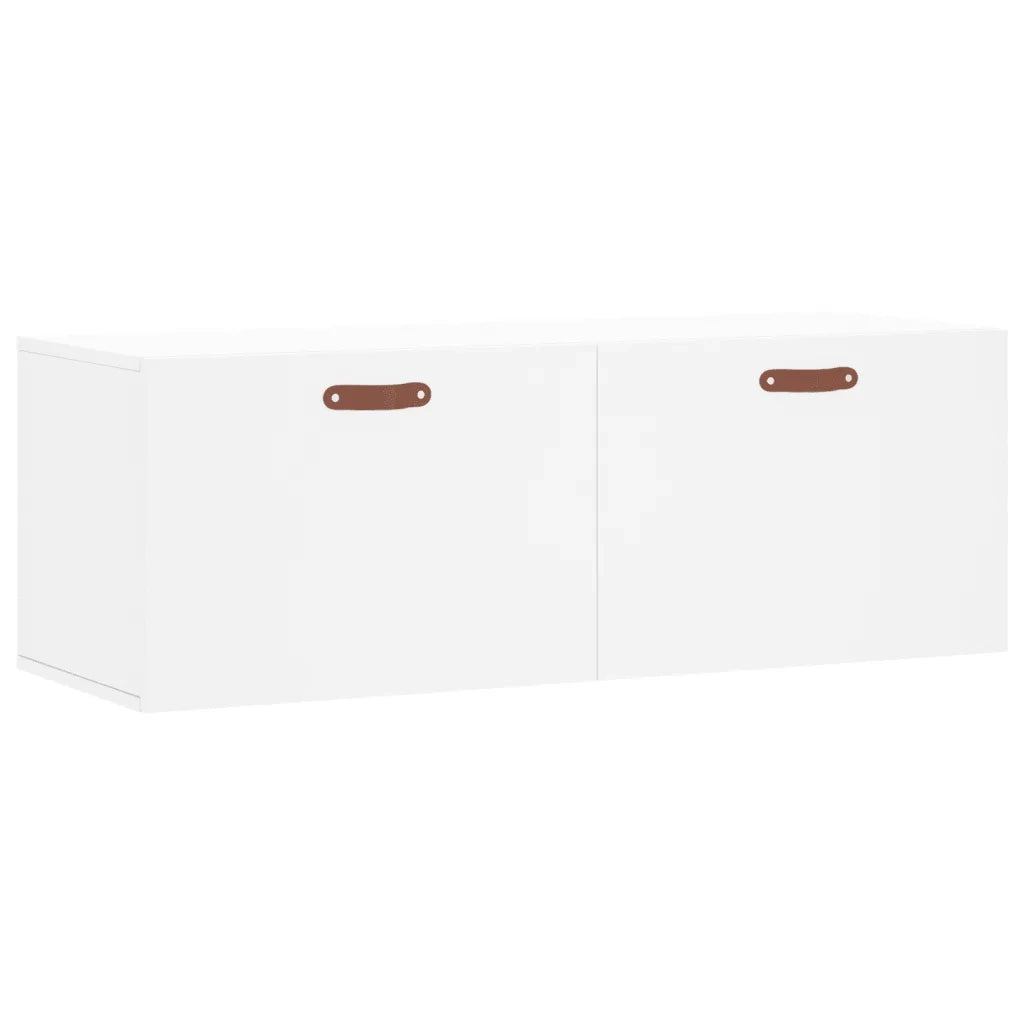 Mobile a Parete Bianco 100x36,5x35 cm in Legno Multistrato 830108
