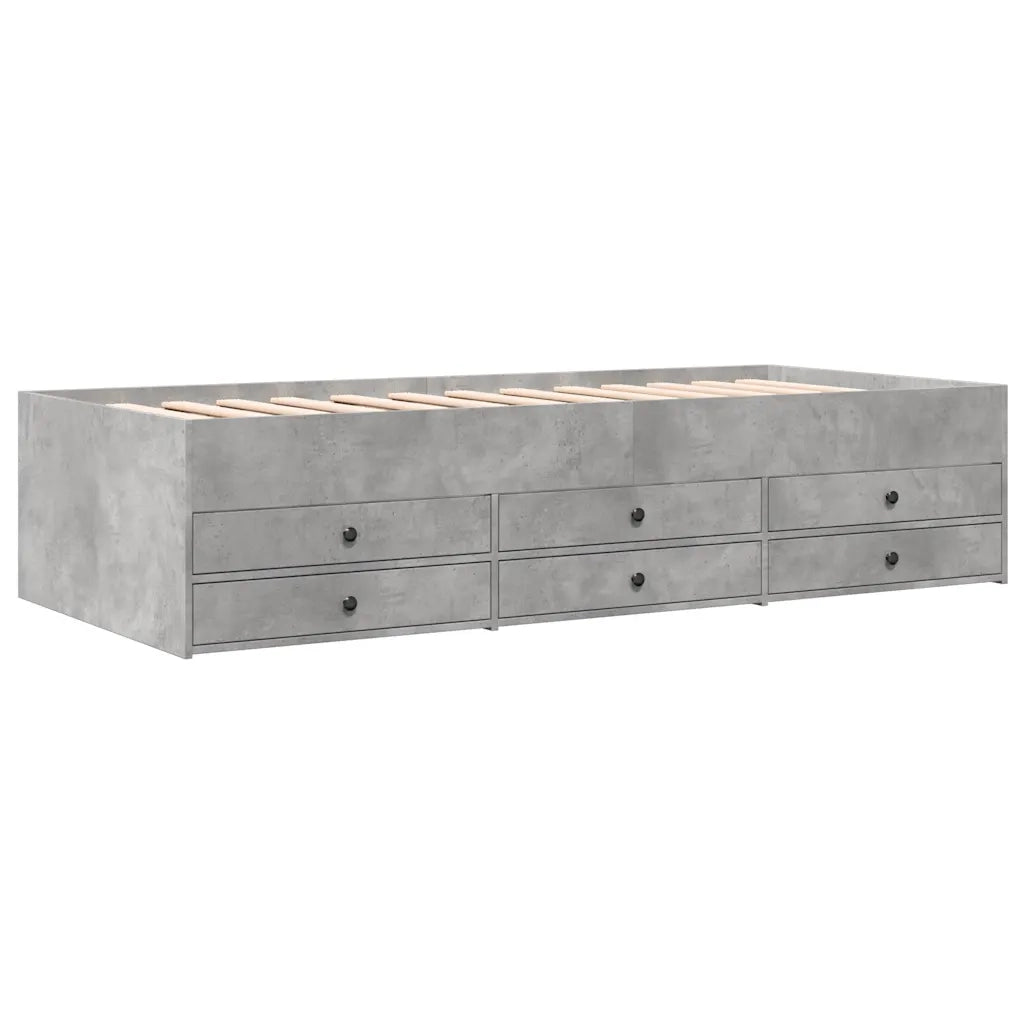 Divano Letto con Cassetti senza Materasso 75x190 cm 3280891