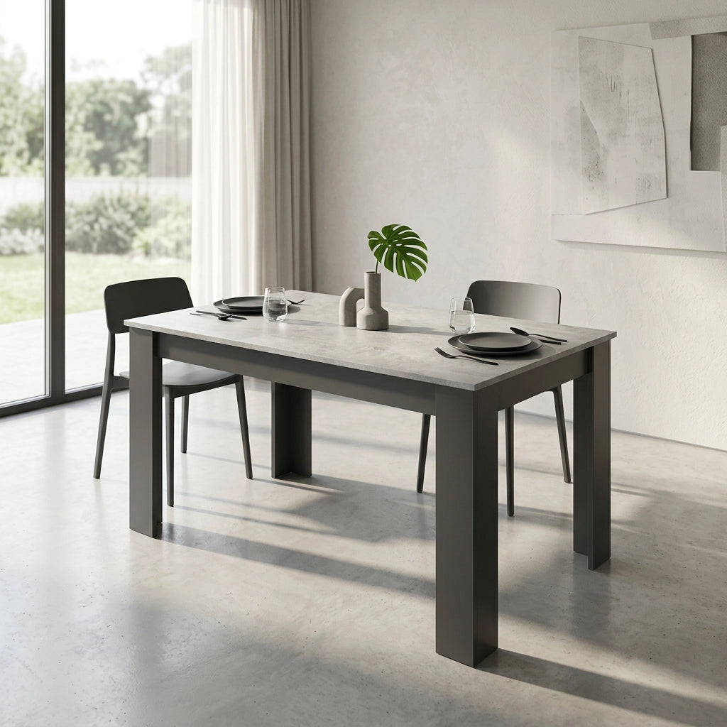 Tavolo da Pranzo in Legno Composito cm 140x80 - HENRY