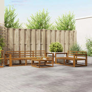 Set di divani da esterno 6 pcs Naturale