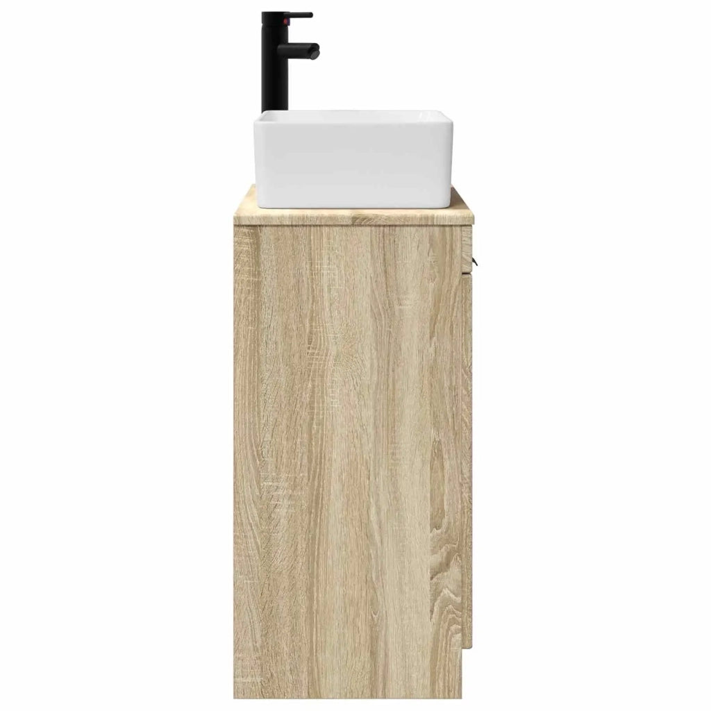 Mobile da bagno con lavabo Rovere Sonoma 54 x 35 x 83 cm