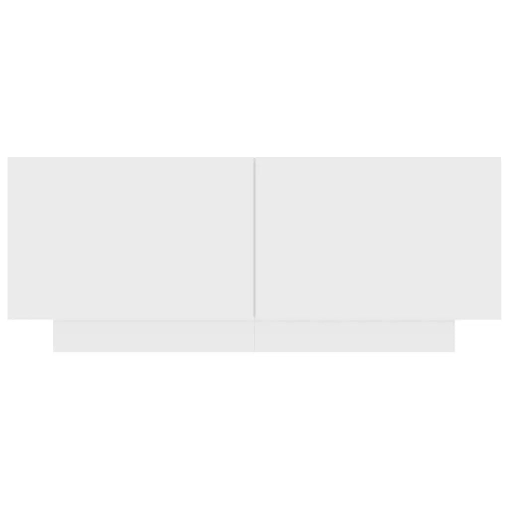 Comodino Bianco 100x35x40 cm in Legno Multistrato cod mxl 31269