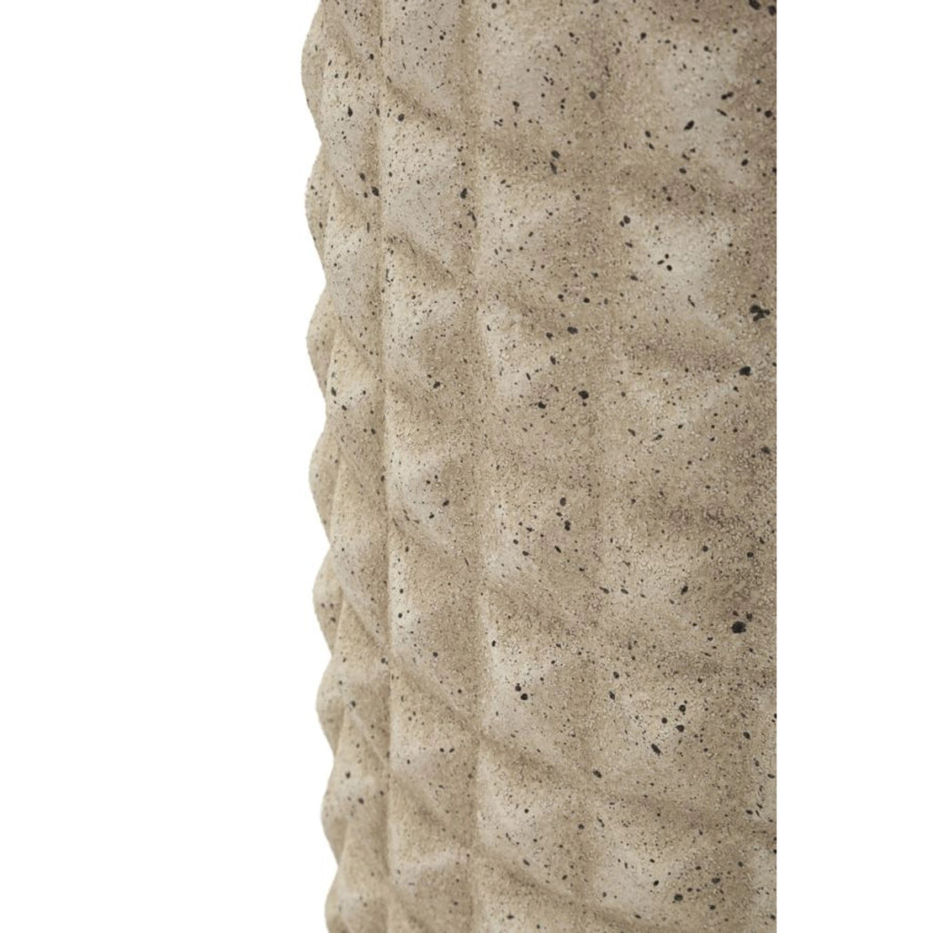 Vaso Decorativo VKH1035, Beige, Poliresina, 28x28x110 cm