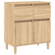 Buffet credenza cassettiera armadio mobile contenitore organizer cucina soggiorno rovere Sonoma 60 x 35 x 70 cm legno ingegnerizzato marrone 02_0031601