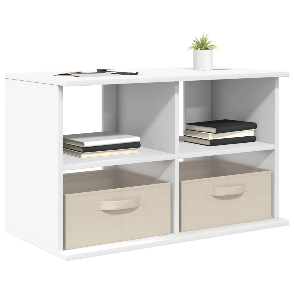 Supporto TV con cassetto-Credenza per TV-Mobile TV Bianco 79 x 40 x 48 cm