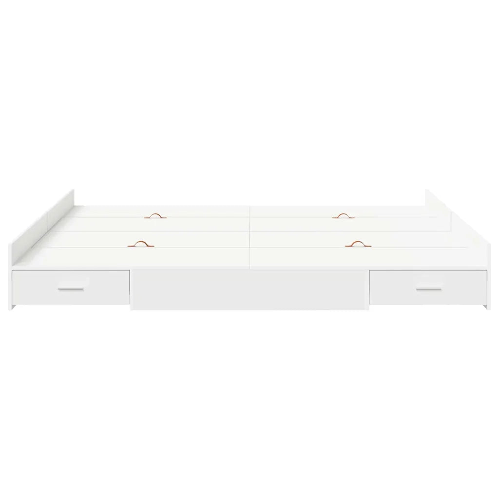 Struttura letto con contenitore Bianco 180 x 200 cm 3335269