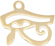 Amuleto di Protezione Egiziano - Oceano di Horus - Giallo Oro