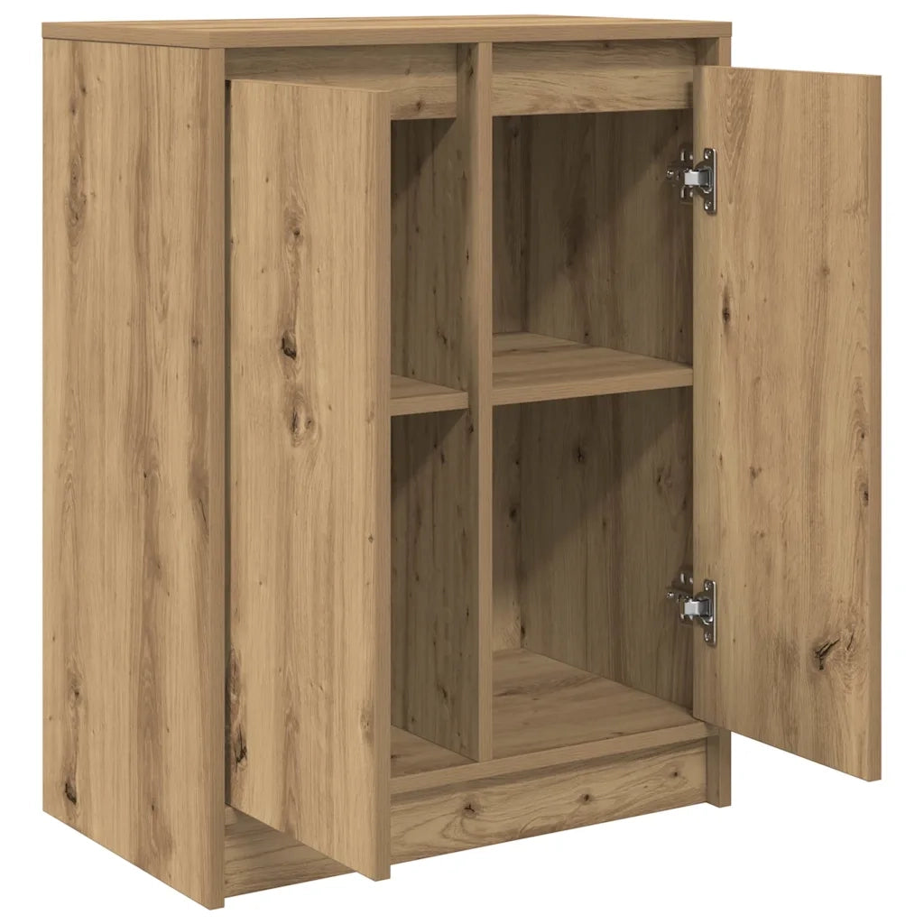Credenza Rovere Artigianale 57x34x76 cm in Legno Multistrato 861624
