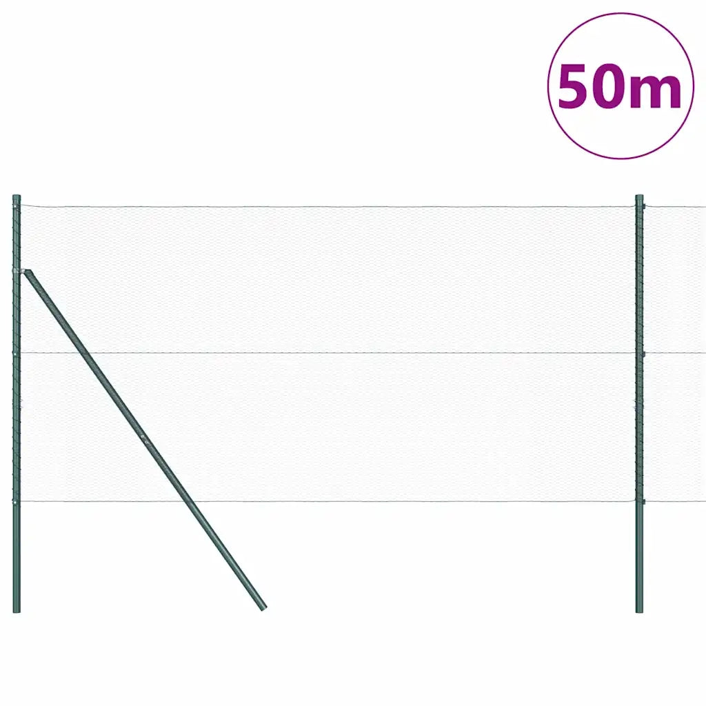 Palo della recinzione Grigio 50 x 1,4 m (maglia 13 mm)