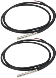 Sensore di Temperatura - Portata -35 °C a +105 °C - 2 pezzi - Cavo in Silicone - Doppio Assiale - Adatto per Applicazioni Domestici - Termistore