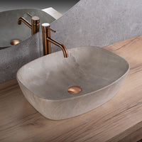 Lavabo Da Appoggio Rea Freja Beige