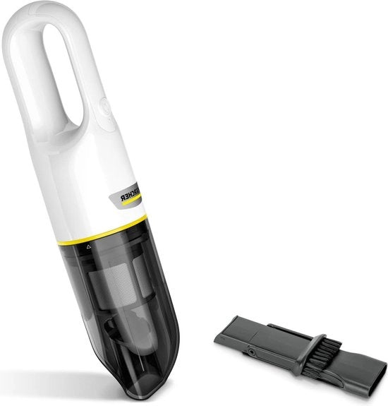 Aspiratore di polvere compattibile e leggero per uso rapido - 0,15 l serbatoio di polvere - 0,65 kg - inclusa batteria ricaricabile 7,2 V - caricabatteria USB - pezzo di aspirazione a doppio foro