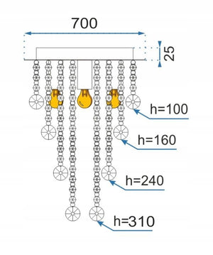Lampada Di Cristallo Plafoniere 392203
