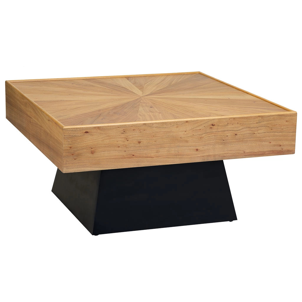 Tavolino quadrato in legno 80x80x40