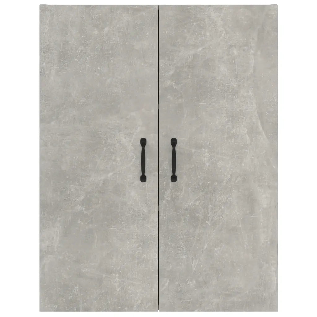Mobile Pensile Grigio Cemento 69,5x34x90cm in Legno Multistrato